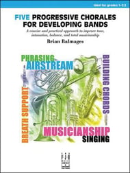 Five Progressive Chorales for Developing Bands Concert Band sheet music cover Thumbnail